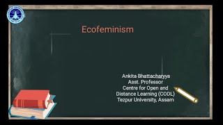 ECOFEMINISM  Ms Ankita Bhattacharyya [upl. by Wilone94]