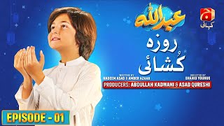 Abdullah Episode 01  Haroon Shahid  Sumbul Iqbal  GeoKahani [upl. by Gio979]