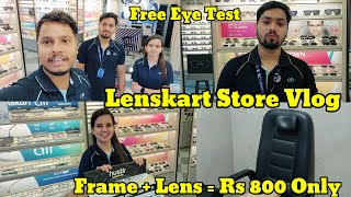 Lenskart Store Vlog  Lenskart Store Visit in Delhi Ncr  lenskart gold membership benefits [upl. by Atikam880]