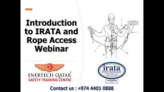 WEBINAR  Introduction to IRATA amp ROPE ACCESS [upl. by Willey898]