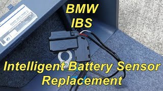 BMW IBS Intelligent Battery Sensor Replacement [upl. by Ynnij774]