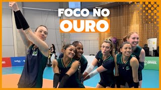 Vôlei feminino refuta pressão e foca no ouro em Paris [upl. by Podvin428]