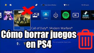 CÓMO ELIMINAR O BORRAR JUEGOS EN PS4 [upl. by Isaac]