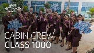 Cabin Crew Class 1000  Etihad Airways [upl. by Seem]