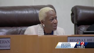 Gov DeSantis suspends Orlando City Commissioner Regina Hill following her arrest [upl. by Leahcimnhoj]