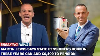 Martin Lewis Reveals How to Add £6100 to Your State Pension – Act Before Its Too Late [upl. by Aowda525]