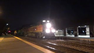 BNSF 6580 West in Naperville IL [upl. by Ylrae781]