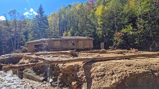 Hiking a dangerous debris field created by Hurricane Helene in WNC [upl. by Susy]