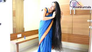 Keshkuntala Presents Our First Real Rapunzel P2 with Her Below Knee Length Extra Silky Shiny Mane [upl. by Ilana]