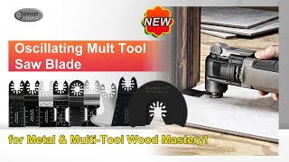 Universal MetalWood Oscillating Multitool Quick Release MultiTool Saw Blades [upl. by Llenra971]