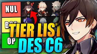 TIER LIST DES C6 Genshin Impact 43 [upl. by Stretch]