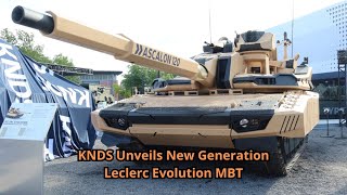 KNDS Unveils New Generation Leclerc Evolution MBT [upl. by Ilil]