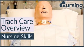 Tracheostomy Trach Care Overview Nursing Skills [upl. by Ibrik284]