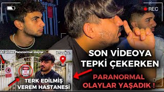 TERK EDİLMİŞ HASTANE VİDEOSUNU İZLERKEN PARANORMAL OLAYLAR YAŞADIK [upl. by Ahseela]