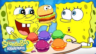 120 MINUTES of Krabby Patties 🍔  SpongeBob [upl. by Kirenoj]