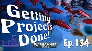 Aeldari Shroud Runners camo Getting Projects Done ep134 [upl. by Sharma]