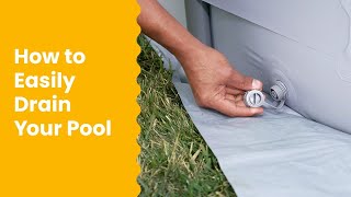 Funsicle Safety Tip How to Your Easily Drain Your Pool [upl. by Parsons3]