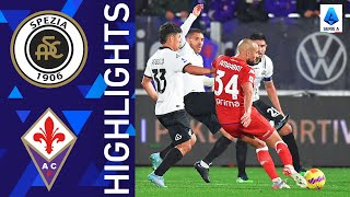 Spezia 12 Fiorentina  Amrabat bags lastminute winner for the visitors  Serie A 202122 [upl. by Dominick]