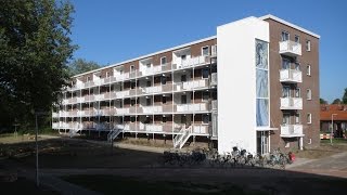 Time lapse renovatie 128 woningen Beethovenlaan Doetinchem [upl. by Kassey]