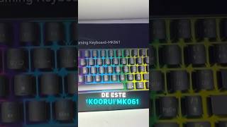 🎁UNBOXING Mejor Teclado Mecánico 60 BARATO  KOORUI MK061 [upl. by Nahtannhoj]