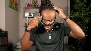 KSI reacts to quotForeheadquot song [upl. by Arahsak]