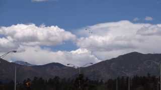 Air Force Academy Graduation 2013 Flyover with Vintage Planes [upl. by Ruthe]