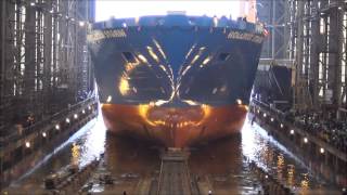 Launching of FSG Yard No 759 Rolldock Storm [upl. by Leahcimluap605]