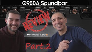 SAMSUNG Q950A SOUNDBAR REVIEW  PRUEBAS DE SONIDO Y CONFIGURACIÓN ESPAÑOL [upl. by Innig]