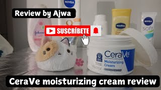 CeraVe moisturizing cream review review by Ajwa ceraveskincarepakistanaffordable lotionreview [upl. by Revart]