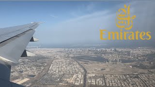 EMIRATES B777300ER  Landing Dubai Airport UAE 🇦🇪 4K [upl. by Manya]