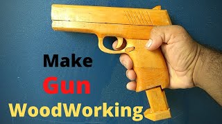 5 Wooden Gun WoodWorking Art Projects That Will Blow Your Mind [upl. by Nevaed]