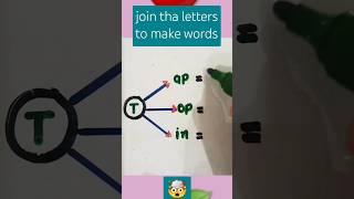 join the letters to make words🐼shortvideo english [upl. by Atiuqihc]