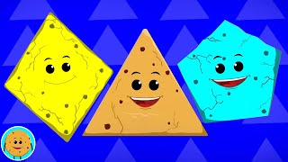 Shapes Song Learning Video and Nursery Rhymes for Kids [upl. by Henni]