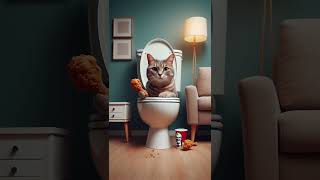 Skibidi Toilet Cat Episode 79 😅🚽☠️ skibiditoilette cat viralshort [upl. by Carrick]