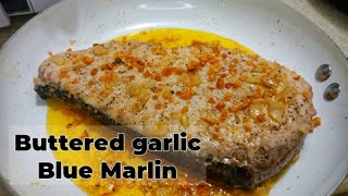 Buttered garlic Blue Marlin recipe  How to make buttered garlic Blue Marlin [upl. by Kinghorn]