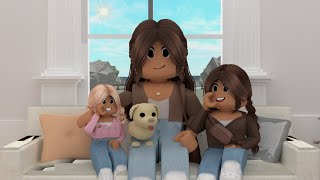 Our Family ADOPTS A PET DOG NAME REVEAL WITH VOICES RP Roblox Bloxburg Roleplay [upl. by Godden]