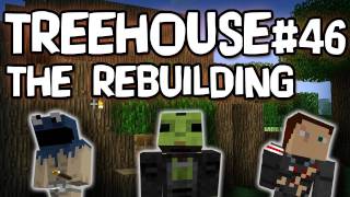 Minecraft Treehouse The Rebuilding w Creatures 46 [upl. by Notsew]