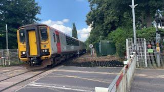 Nantwich Station Level Crossing  Cheshire [upl. by Gmur]