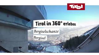 Skisprungschanze Bergisel Skispringen Innsbruck  360°⛷ [upl. by Nevets]