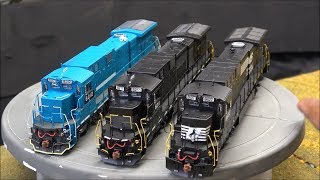 Review Scaletrainscom C398 wESU LOKSound Phase III Conrail NS PN Scale Trains [upl. by Nerrak]