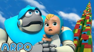 Robot Playdate Funday   ARPO the Robot Fun Cartoons  Moonbug Kids Cartoon Adventure [upl. by Langley]