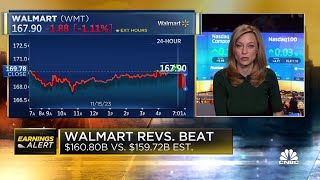 Walmart tops earnings estimates as ecommerce helps drive 5 jump in sales [upl. by Dett]