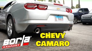 Chevy Camaro V6  Borla Atak Exhaust  36L V6 Best EXHAUST HANDS DOWN DOHC VVT DI [upl. by Ahsaten868]