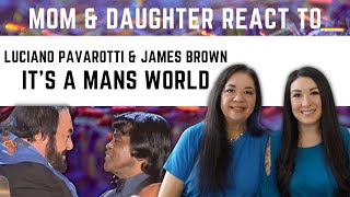 Luciano Pavarotti amp James Brown quotIts A Mans Worldquot REACTION Video  first time listening to opera [upl. by Anomor]