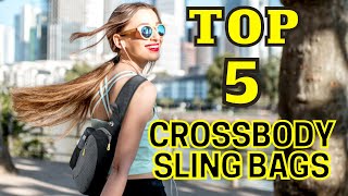 Top 5 Crossbody Sling Bags 2021  Don’t be Fooled by the Size [upl. by Kielty]