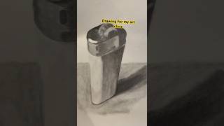 Realistic Lighter Drawing ✍️ [upl. by Inaflahk]