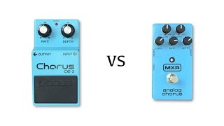 80s Boss CE2 vs MXR Analog Chorus [upl. by Buyer580]