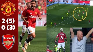 Man United 20 Arsenal highlights Sancho Bruno Goal vs Arsenal Martinez fight vs Odegaard [upl. by Susana]