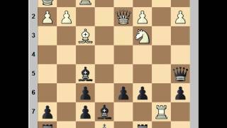 Poisoned Pawn Rudolf Maric vs Svetozar Gligoric [upl. by Ynohtnacram]