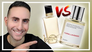 YVES SAINT LAURENT LIBRE EAU DE PARFUM ALTERNATIVE  DOSSIER FLORAL LAVENDER PERFUME REVIEW [upl. by Miranda532]